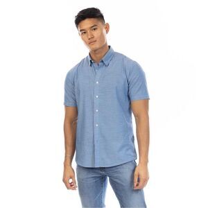 Peter Werth Mens Plain Shirt / Indigo